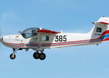 Pakistan Air Force Super Mushshak Trainer Aircraft