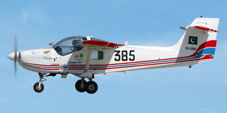 Pakistan Air Force Super Mushshak Trainer Aircraft