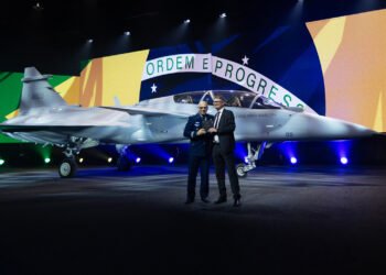 Saab unveils First Gripen F Two-Seat Fighter for Brazilian Air Force